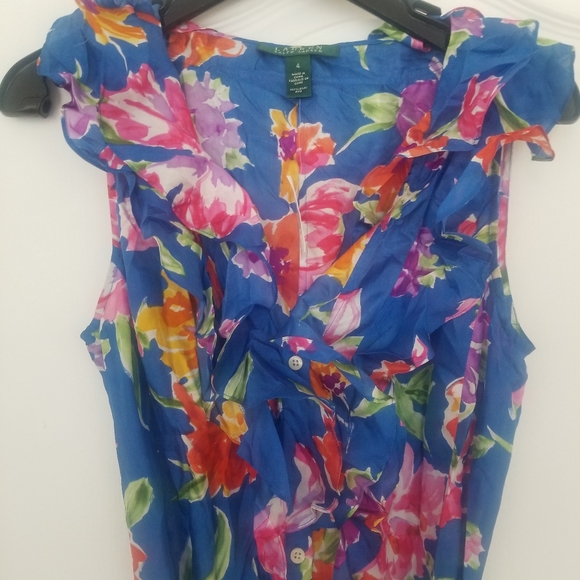 Ralph Lauren 100% Silk Dress - Picture 3 of 7